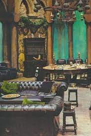 How could any of the other houses top that?). The Slytherin Common Room In Harry Potter And The Halfblood Prince Hogwarts Room Harry Potter Hogwarts Castle Hogwarts