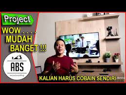 Membuat Wall Tv Panel Jadi Lebih Mudah Pakai Kertasive Ayo Bikin Sendiri Youtube In 2021 Bikins Tv Panel Tv Wall