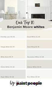Our Top 10 Benjamin Moore Whites The Paint People White Paint Colors Paint Colors For Home Room Paint