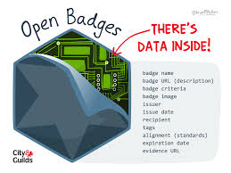 A Picture Of Metadata Under The Surface Of A Badge Showing A Circuitboard Underneath A Hexagonal Badge Image With A Star Emb Badge Meaningful Quotes Elearning