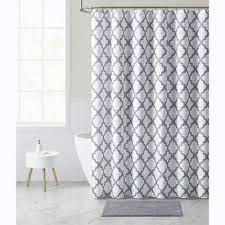 Check spelling or type a new query. Kate Aurora Chic Living White Gray Trellis Fabric Shower Curtain Rug Set Multi Target