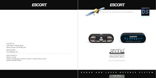 With a price tag of $1600, the passport 9500ci had better be. Escort Passport 9500ci Owner S Manual Manualzz