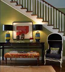 4.7 out of 5 stars 270. Console Table Under Stairs With Le Dome Chair In Navy Foyer Colors Contemporary Hallway Foyer Decorating