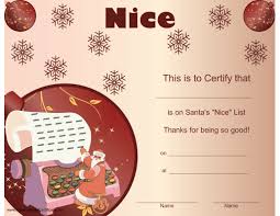 Put your semester in order with canva's printable class schedule templates. Christmas Nice Certificate Printable Certificate