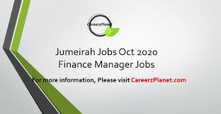 Description to support the substantial growth and increasing complexities, we are recruiting a finance manager, accounting to the organization. Jumeirah Jobs 2020 Finance Manager Jobs Dubai Uae Careers 2020 Medical Jobs Finance Jobs Finance