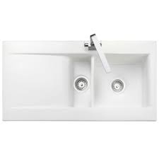 Therangehoodstore.com has been visited by 10k+ users in the past month Rangemaster Nevada 1 5 Bowl White Ceramic Kitchen Sink Cnv2wh