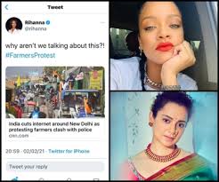 This is official account of appreciation tweet for ancient women who not only represented their individuality but their entire. Rihanna Tweets About Farmers Protest Kangana Calls Her A Fool India New England News