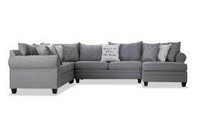 Looking for a good deal on sectional sofa? Laurel Gray 4 Piece Left Arm Facing Sectional Bob S Discount Furniture