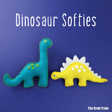 Craft supplies, party essentials & decor. Felt Dinosaurs Sewing Pattern The Craft Train