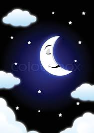 Скачать векторные графика moon cartoon. Moon Cartoon Sleeping Stock Vector Colourbox