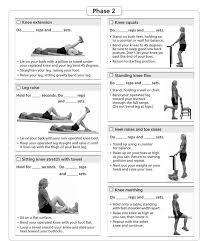 free printable quality exercises charts ball and knee