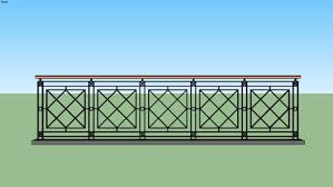 3d Model 3d Model Architectural 3d Model Iron Railing Railing Balcony Grill Design Balcony Railing Design Railing Design