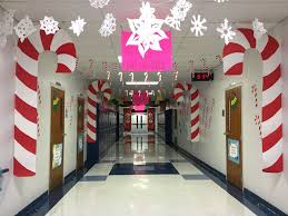 Candy Cane Forest Large Candy Canes Made From Poster Board Candy Cane Classroom Christmas Decorations Office Christmas Decorations Christmas Door Decorations