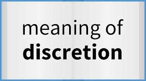 Discretion Meaning Of Discretion Youtube