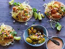 Maybe you would like to learn more about one of these? Walking Fish Tacos With Crunchy Cabbage Slaw And Cilantro Dressing Recipe Molly Yeh Food Network