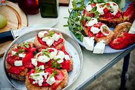 With the sympathetic owners to meet people. Ntakos Crete Greece Food Cuisine Gastronomy