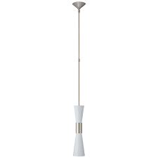 Mini pendants measure less than 10 wide and are perfect for adding eye catching lighting to a small space. Clarkson Medium Narrow Pendant Arn 5032pn Wht City Lights Detroit