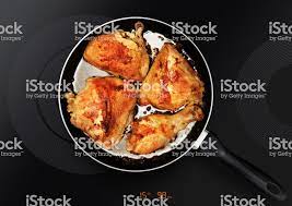 Chicken Thighs In A Frying Pan Which Is On An Induction Cooker Cooking Chicken Thighs How To Cook Chicken Food