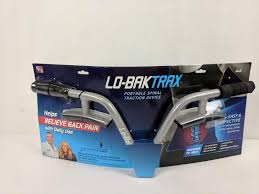 This product works by flattening the curve in the lower back so that less force is required to complete traction, so it can be done at home. Lo Bak Trax Portable Spinal Traction Device New Estatesales Org