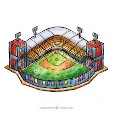 With green grass and line. Baseball Field Images Free Vectors Stock Photos Psd