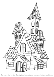 Learn how to draw a haunted house in this narrated step by step pencil and pen drawing. Learn How To Draw A Spooky Haunted House Halloween Step By Step Drawing Tutorials