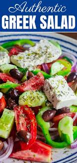 You Ll Love This Simple Greek Salad So Easy And Full Of Flavor In 2020 Traditional Greek Salad Greek Salad Recipes Greek Salad