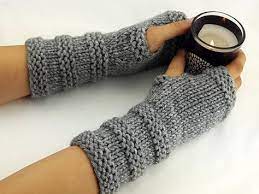 Fingerless gloves knitting patterns are perfect for fall when you need just a little bit of warmth. Fingerless Gloves Arm Warmers Womens Fingerless Chunky Fingerless Mitts Fingerless Gloves Knitted Crochet Mittens Pattern