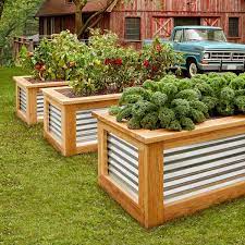 Galvanized sheet metal raised garden beds. How To Build Raised Garden Beds Diy Family Handyman