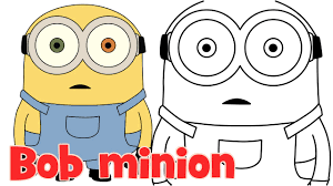 See more ideas about minions bob, minions, minion pictures. How To Draw Minion Bob From Despicable Me 2 Step By Step Easy For Kids Youtube