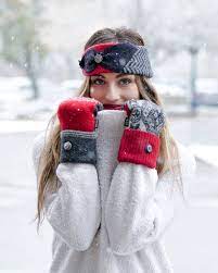 Baabaazuzu Headband Winter Accessories Fashion Upcycle Clothes Winter Headbands
