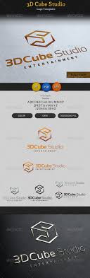 A set of white lines of light appear and zoom out to solidify into the shining bars, sony pictures entertainment's logo, which give off rays of light. 3d Cube Studio Entertainment Media Logo By Creativesource Online Graphicriver