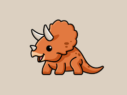 Triceratops Dinosaur Drawing Dinosaur Illustration Cute Drawings Easy to draw dinosaur how to draw cute cartoon characters from the.