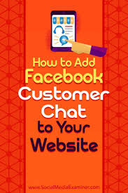 How To Add Facebook Customer Chat To Your Website Marketing Strategy Social Media Facebook Marketing Strategy Facebook Business