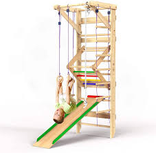 The individual rungs are 34 inches wide. Wooden Swedish Ladder Wall Set Kids Swedish Ladder Stall Bars For Exercise Kids Swedish Gymnastic Wall Ladder Gym Wood Stall Bar Gymnastics Playground The Best Gym For All