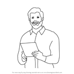 Using cylinders draw the hands and legs. note that you can select any position you want. using circles draw elbows and knees. Learn How To Draw Standing Boy For Kids People For Kids Step By Step Drawing Tutorials