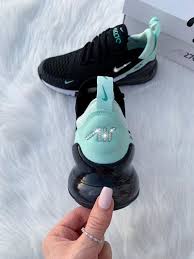 Swarovski Nike Blinged Womens Nike Air Max 270 Running Training Shoes Outer Nike Swoosh Is Customized With Fa Cute Nike Shoes Nike Shoes Women Nike Air Shoes