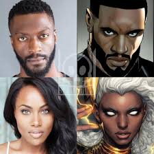 This fancast 🤔 Aldis Hodge and DeWanda Wise credit: skull101ify