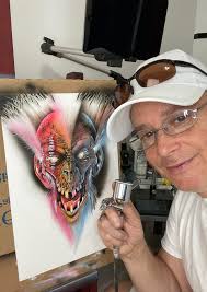 Hey I'm new here in this group I'm airbrushing since some years but there  is always something new to learn 👋 that's my latest work it was a test