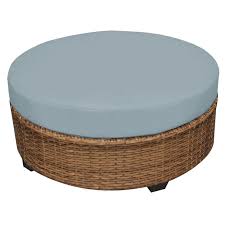 Tk Classics Laguna Round Outdoor Coffee Table In 2020 Outdoor Ottoman Outdoor Coffee Tables Wicker Patio Furniture Set