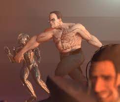 Shigaraki didn't awaken his quirk and died at the hands of the underground resistance. Senator Armstrong Punches Raiden While Jetstream Sam Watches By Miroslavsenpai Lev Punch Edits Metal Gear Rising Memes Funny Gif