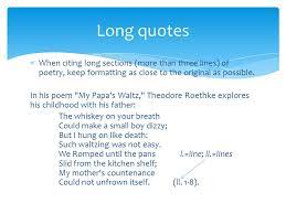 Poems are usually in collections or anthologies. Citing Poetry In Mla Style Ppt Video Online Download