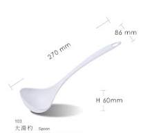 Soup Spoon Chinese Spoon Melamine Spoon Custom Spoon