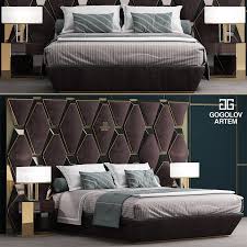 3d Bed Gogolov Artem Model 113 Free Download Bed Room Design Bedroom Bed Design