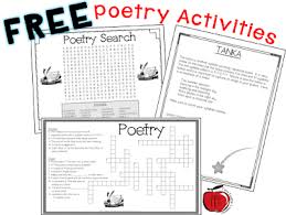 Free Poetry Activities Classroom Freebies Poetry Activities Free Poetry Activities 6th Grade Activities