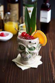 Zombie Cocktail Tiki Cocktail - The Little Epicurean Recipe Tiki Cocktails Zombie Cocktail Tiki Drinks