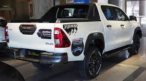 The toyota hilux has been giving a little bit of an upgrade and there are actually a few noteworthy top of new 2020 hilux range and available in extra cab and double cab variants, the invincible. File 2020 Toyota Hilux Revo 4x4 Double Cab 2 8 Rocco Rear Jpg Wikimedia Commons