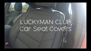 Can't buckle up in your kia optima? Luckyman Club Car Seat Covers Review Youtube