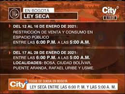 Del viernes 22 de noviembre. Citytv Com Co Pilas Hay Toque De Queda Y Ley Seca En Bogota Facebook
