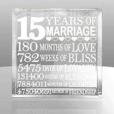 5 out of 5 stars. 15th Wedding Anniversary Gift Ideas For Her 15th Wedding Anniversary 15th Wedding Anniversary Gift 15 Year Wedding Anniversary