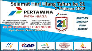 Pt pertamina dan juga anak usahanya sudah jadi perusahaan impian untuk bekerja. Ulang Tahun Ke 21 Pertamina Patra Niaga Berikan Solusi Energi Peduli Bagi Negeri Tribun Pontianak